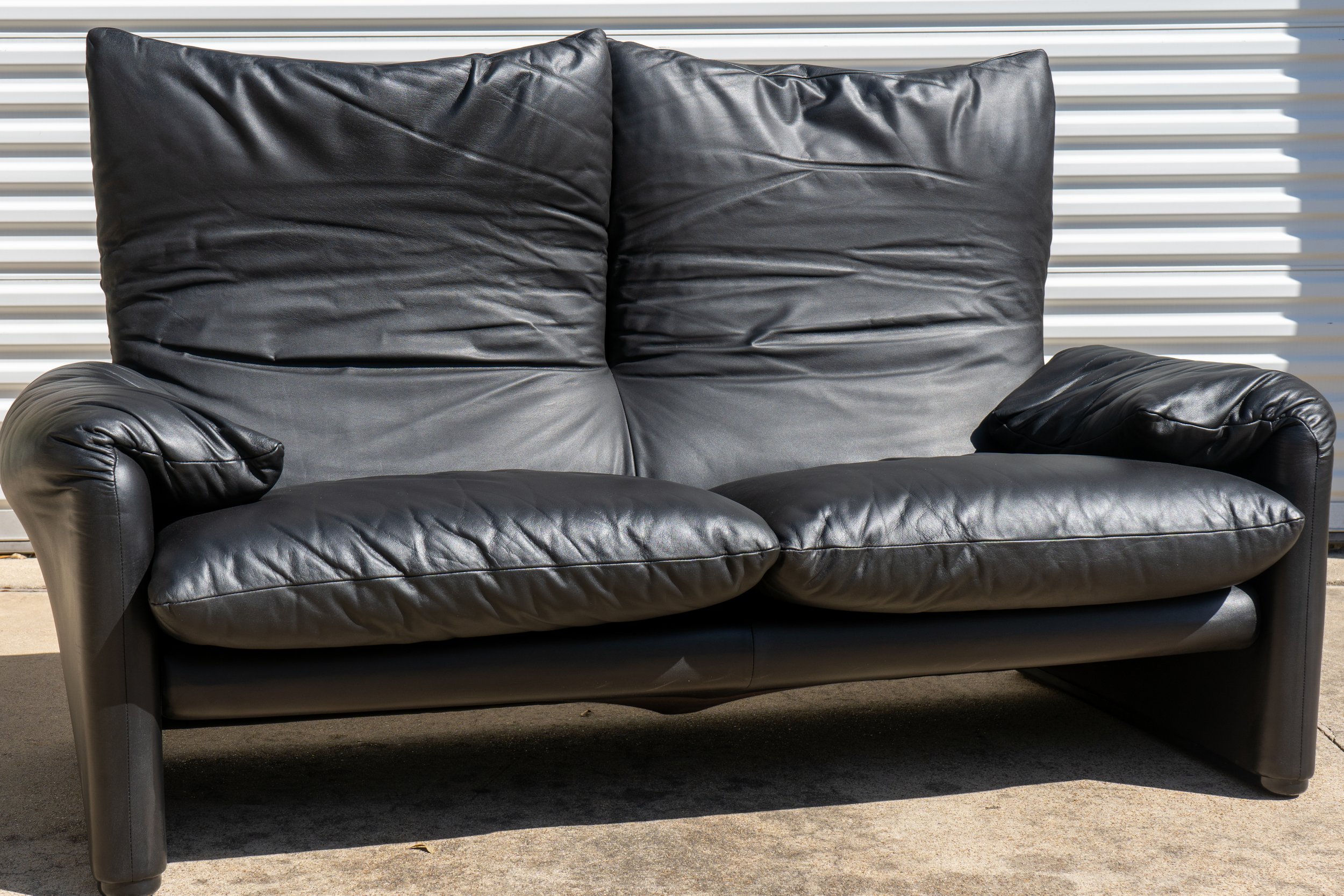 Mararlunga sofa and chair set by Vico Magistretti for Cassina